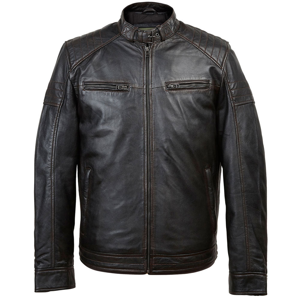 Men Leather Fashion Jacket