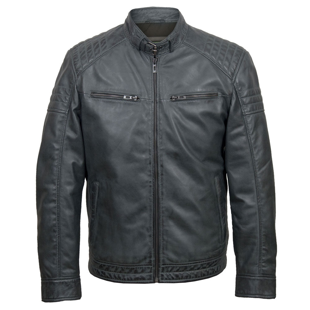 Men Leather Fashion Jacket